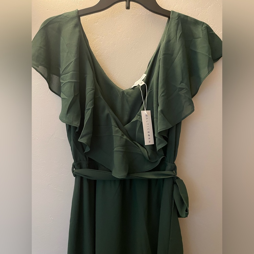 Baltic Born Katya Ruffle Maxi Dress M